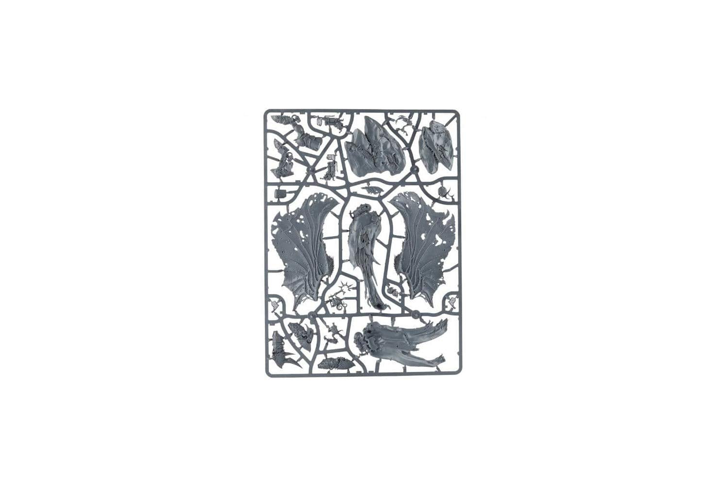 Sprue and assembly image helps plan your build