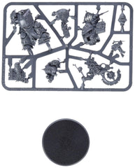 Games Workshop Death Guard Scribbus Wretch abacus close-up shows grim details