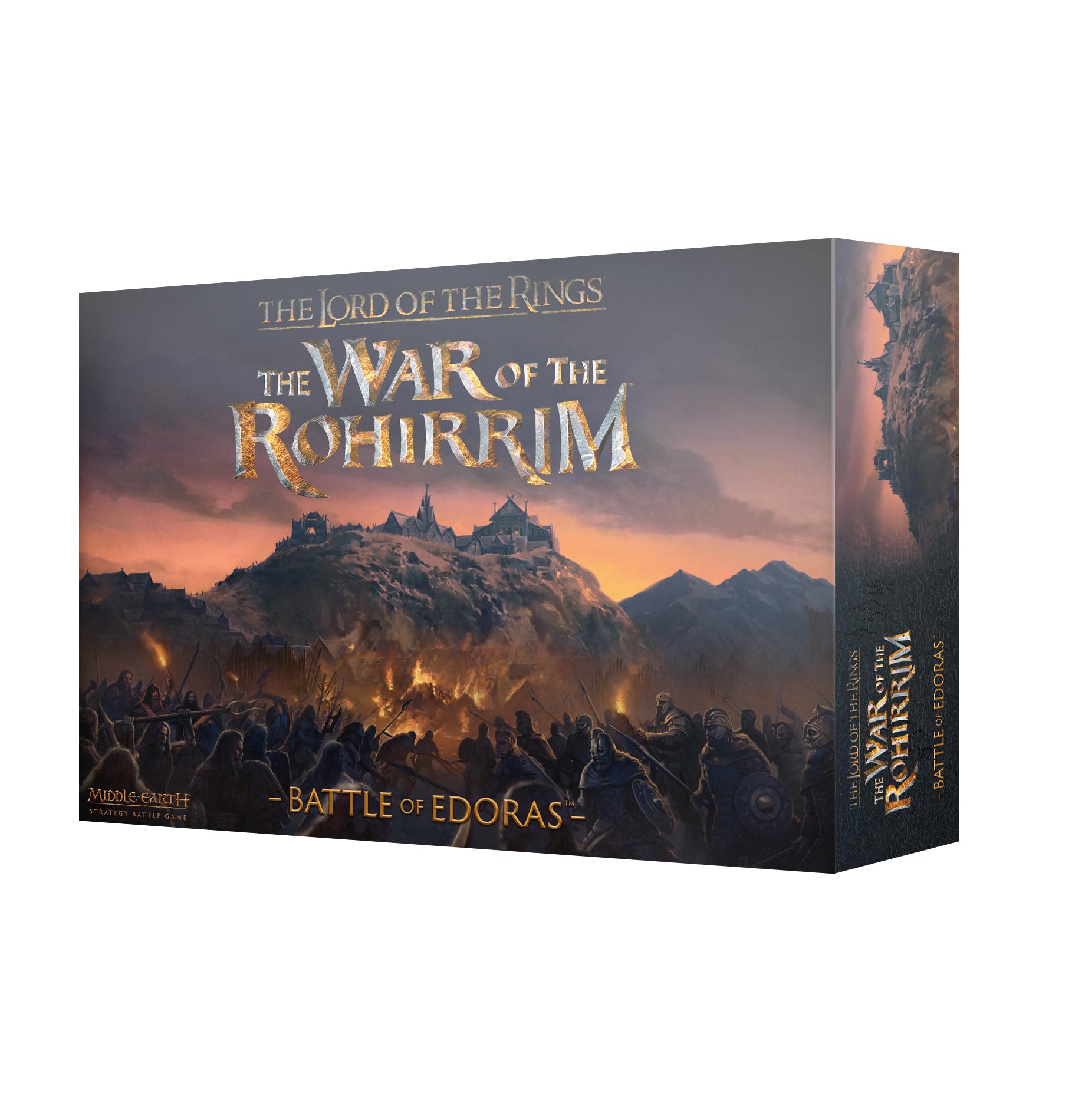 Games Workshop Edoras Battle Boxed Set miniatures ready for painting and tabletop battles.