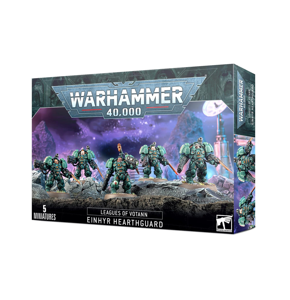 Games Workshop Einhyr Hearthguard miniature ready for assembly and painting for tabletop battles.