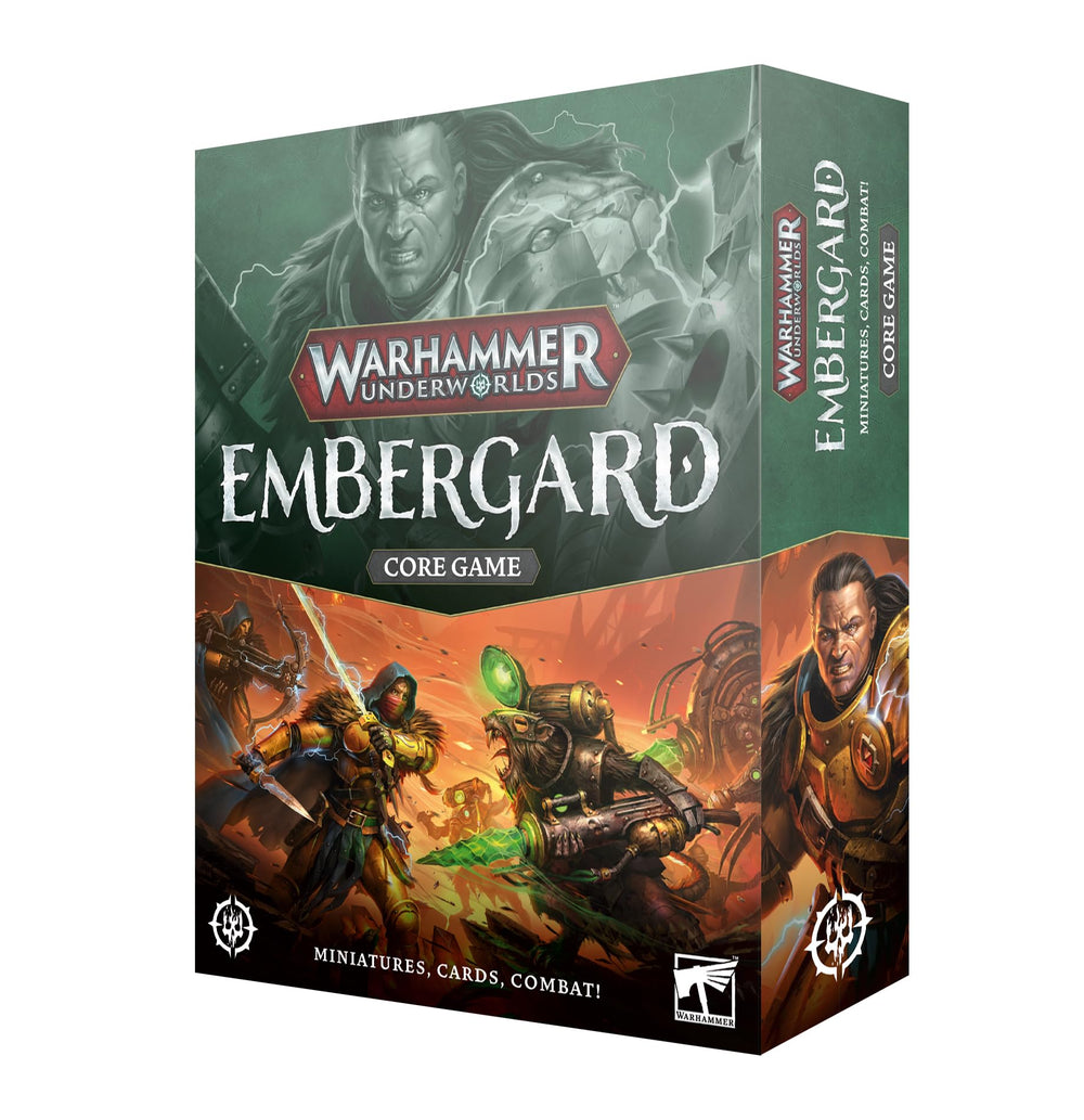 Games Workshop Emberwatch blue miniatures in push-fit plastic for quick setup.