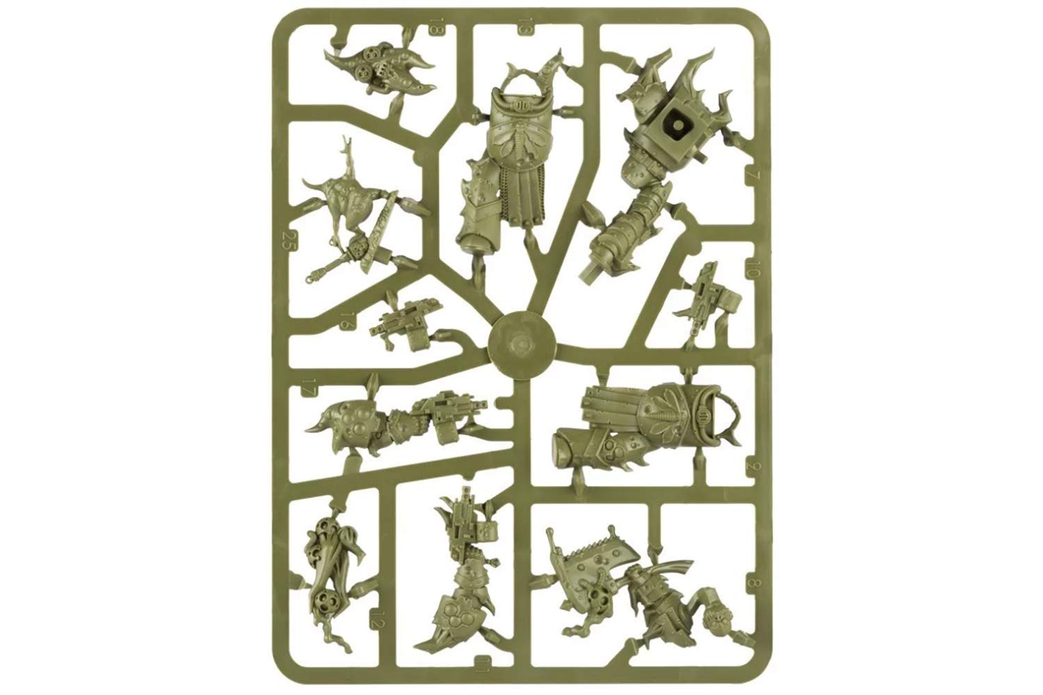 ETB contents with rules and four 40mm bases for immediate play