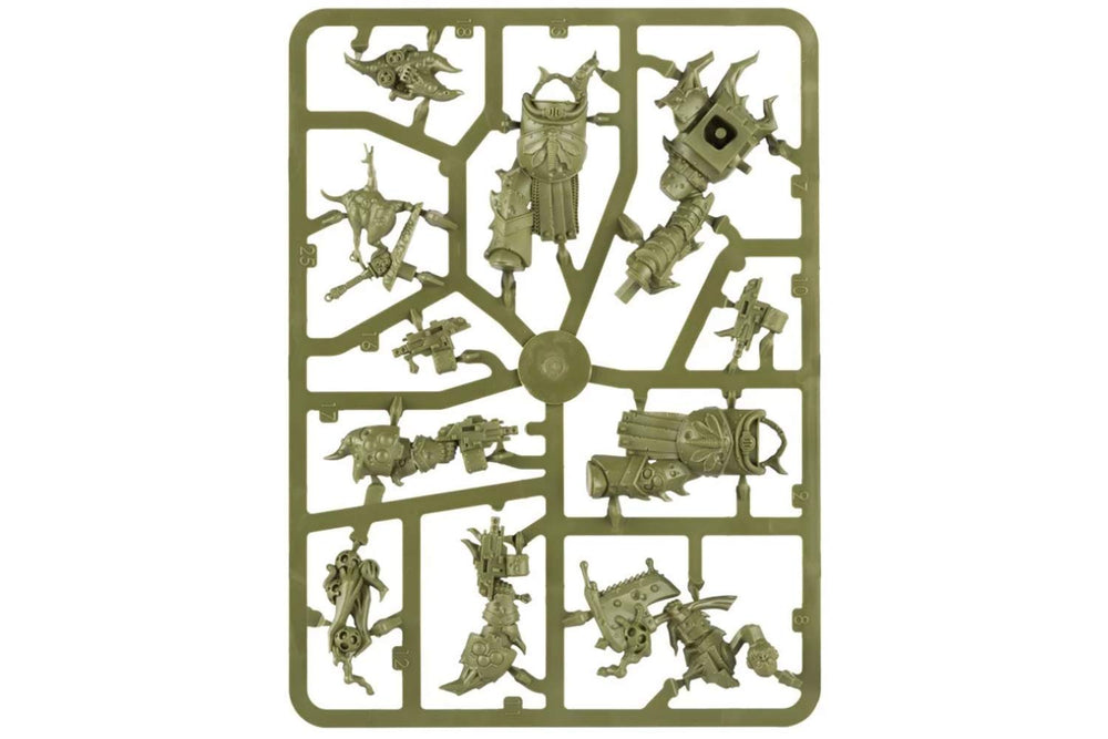 ETB contents with rules and four 40mm bases for immediate play