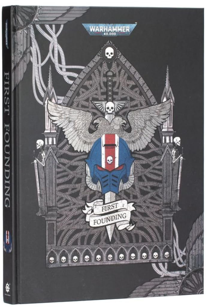Games Workshop The First Founding artwork cover, vivid lore visuals for collectors and fans