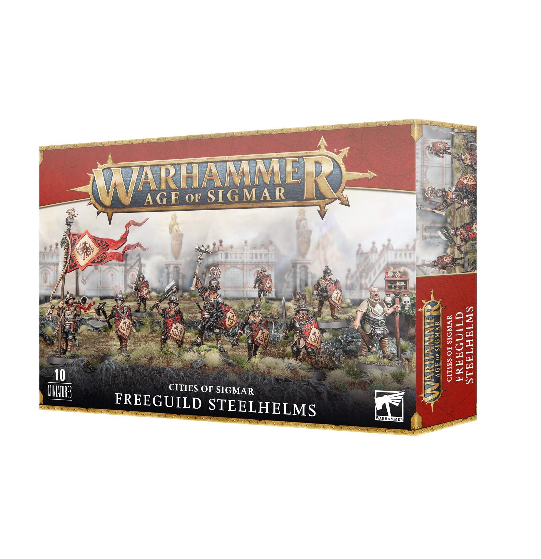 Games Workshop Freeguild Steelhelms soldiers miniatures, unassembled and ready for painting