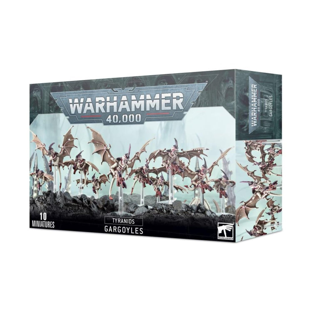 Games Workshop Gargoyle Brood Tyranids pose miniature for dynamic tabletop battles.