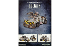 Games Workshop Genestealer Cults Goliath Rockgrinder in action, ideal for aggressive tabletop assaults