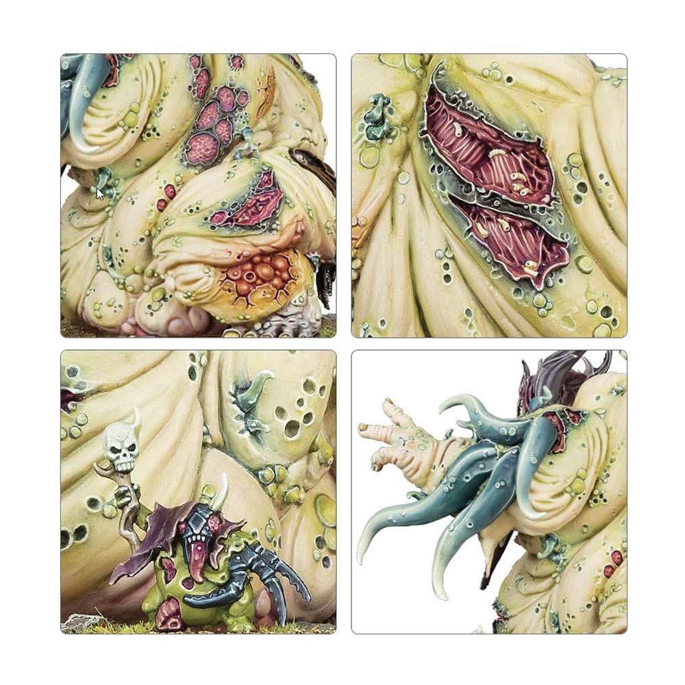 Games Workshop Great Unclean One robes textures, adding tabletop drama