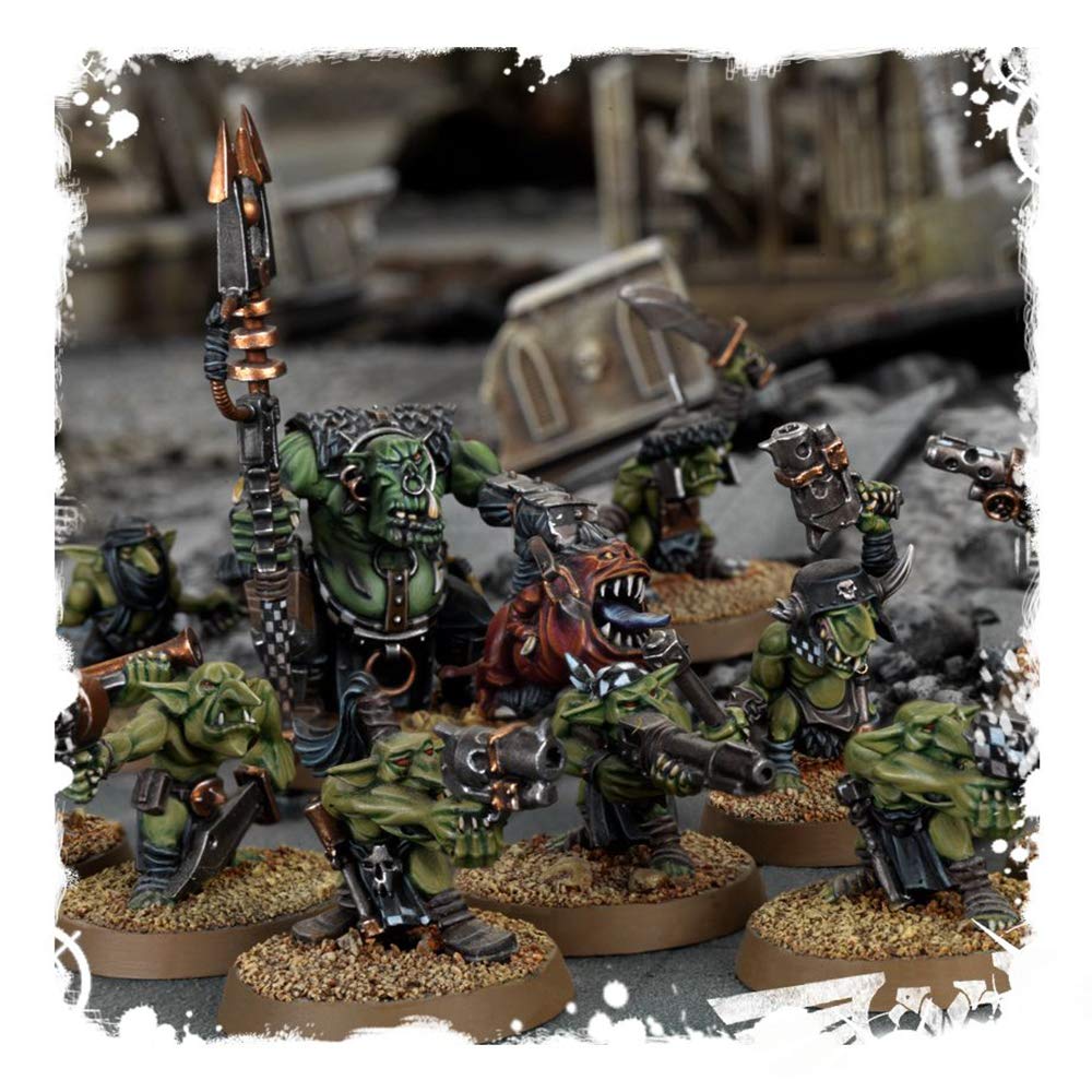 Games Workshop Gretchin painted figures ready for tabletop display.