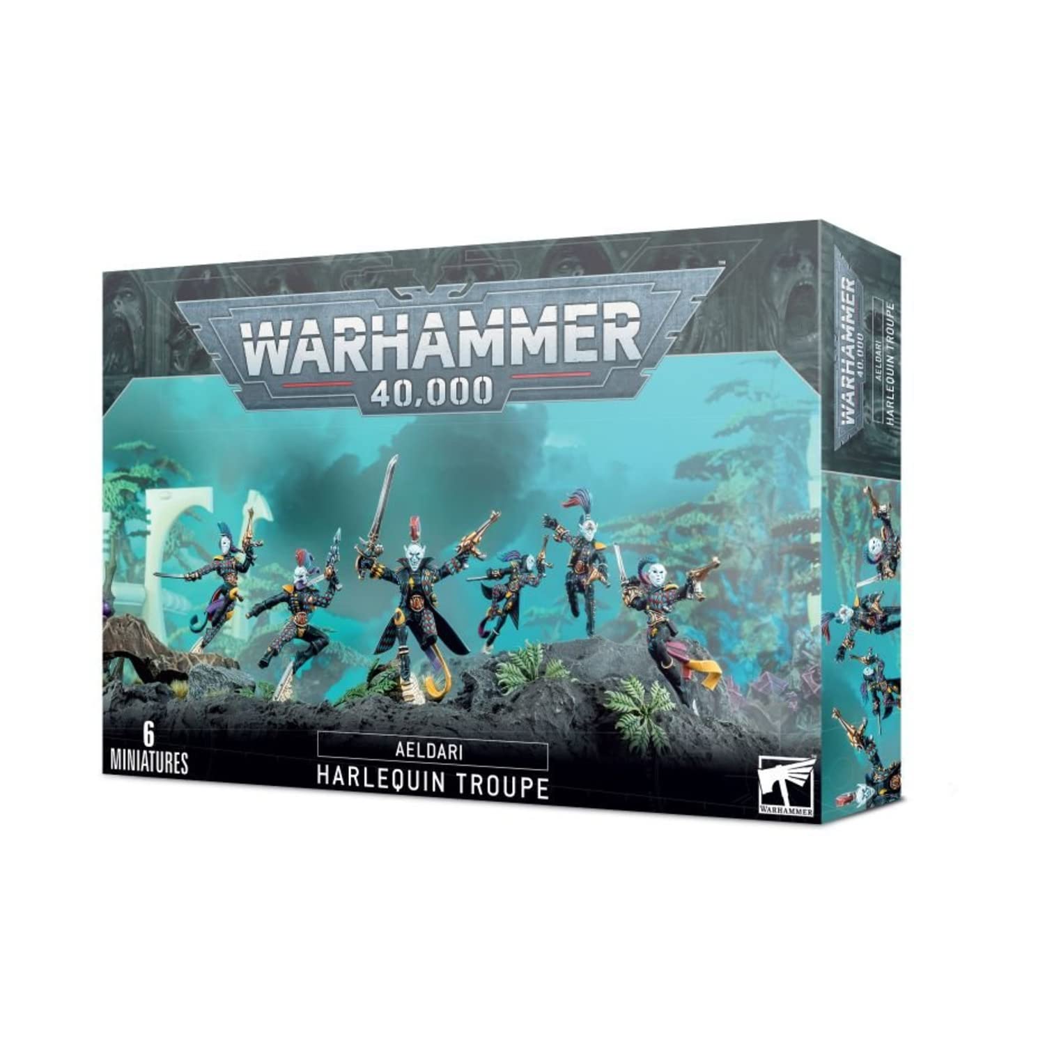 Games Workshop Harlequin Troupe miniature for detailed tabletop battles and display