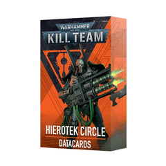Games Workshop Hierotek Circle datacards for quick strategic reference during Kill Team battles