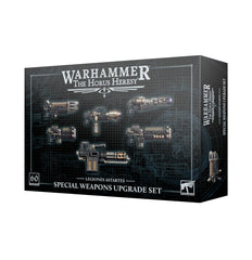 Games Workshop Horus Heresy Legiones Astartes upgrade set package front showing varied weapon options for tactical support squads.
