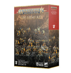 Games Workshop Ironjaqz Bigmob Megaboss on the tabletop, ideal for dynamic battles.