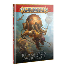 Games Workshop Kharadron Overlords Battletome cover with vivid artwork for immersive hobby gameplay