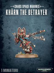 Games Workshop Kharn The Betrayer plasma pistol detail, ideal for dramatic tabletop battles