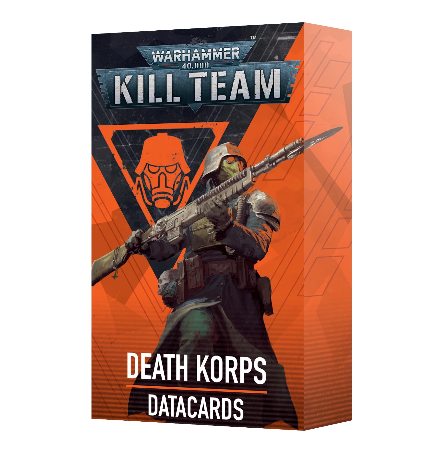 Games Workshop Kill Team Death Korps Datacards cover for quick reference during battles.