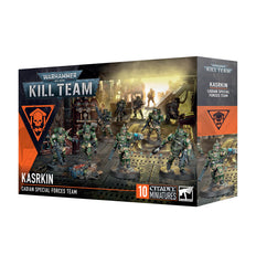 Games Workshop Kasrkin Kill Team minis for 40k tabletop battles.