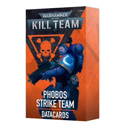 Games Workshop Kill Team Phobos Datacards cover for rapid battlefield planning and list reference.