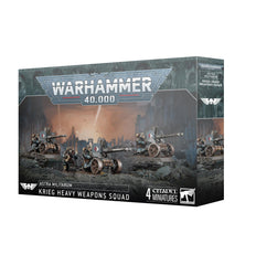 Games Workshop Krieg Heavy Weapons Squad under assembly, ideal for expanding your Astra Militarum battlegroup