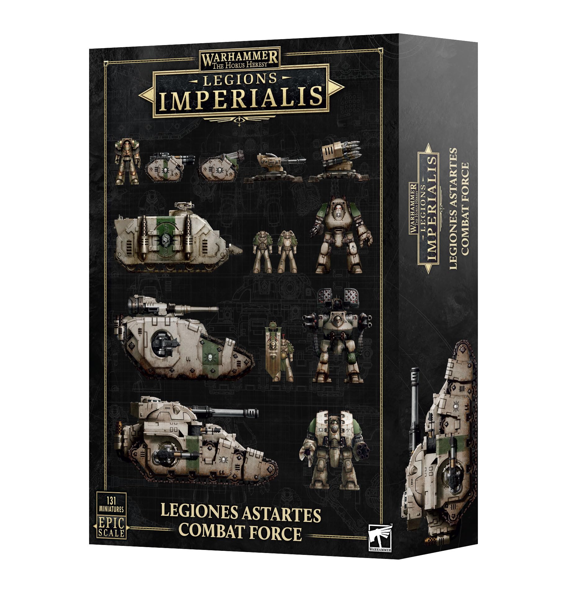 Games Workshop Legiones Astartes Combat Force miniatures ready for tabletop battles.