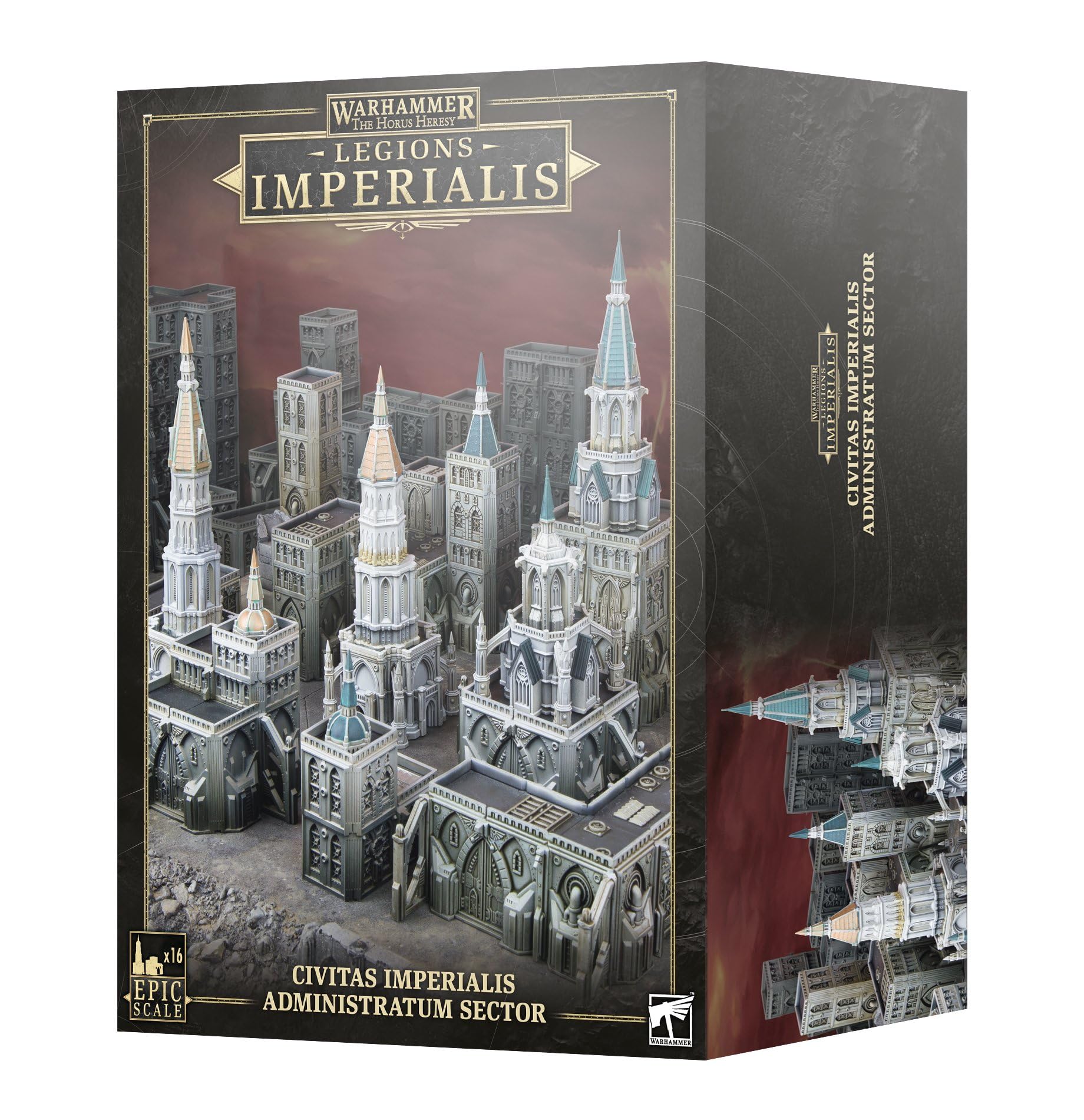 Games Workshop Legions Imperalis Civitas Imperialis building arrangement for epic battles