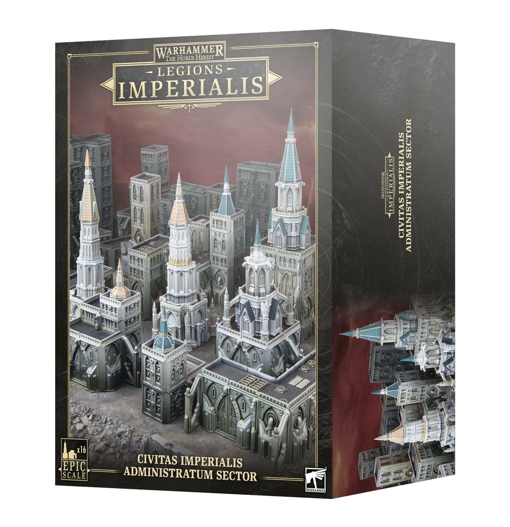 Games Workshop Legions Imperalis Civitas Imperialis building arrangement for epic battles