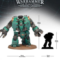 Games Workshop Leviathan Siege Dreadnought with claw and drill weapons in action-ready pose