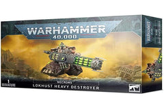 Games Workshop Lokhusts Heavy Destroyer in all-grey, ready for tabletop battles