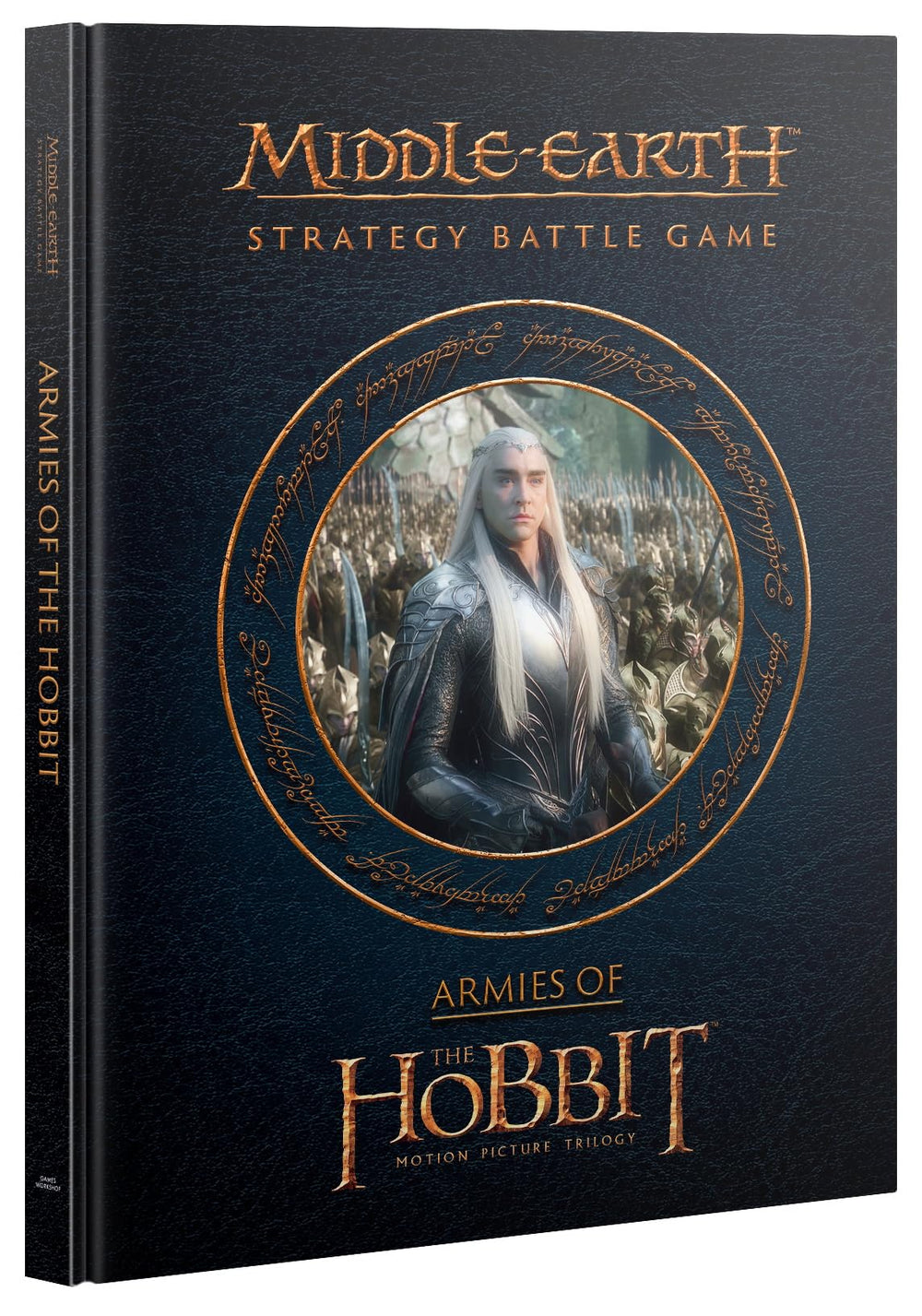 Games Workshop Middle-earth Armies of the Hobbit rulebook cover, ideal for planning epic battles on the tabletop