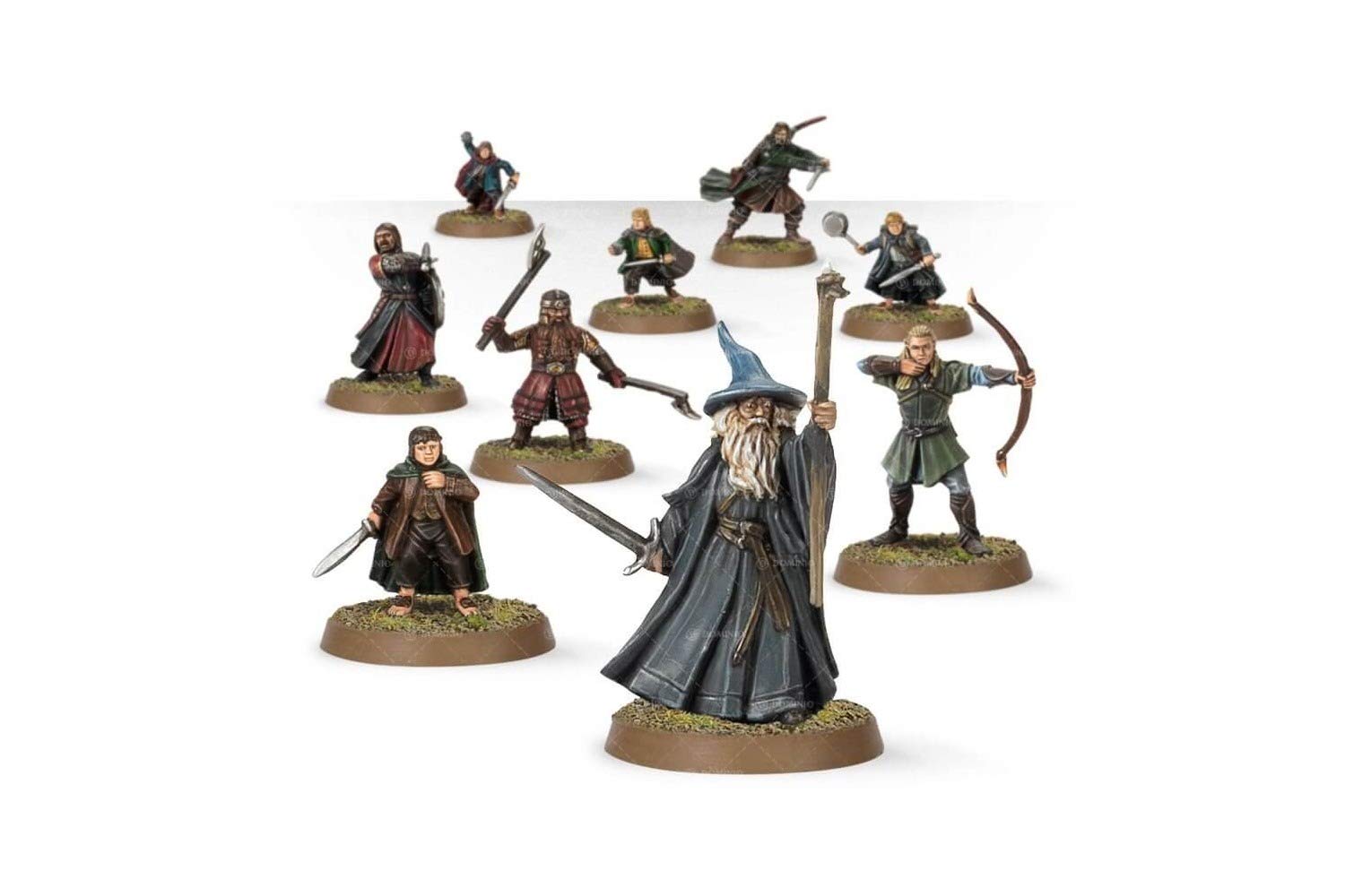 Games Workshop Fellowship Ring miniature with intricate detail for painting and collection
