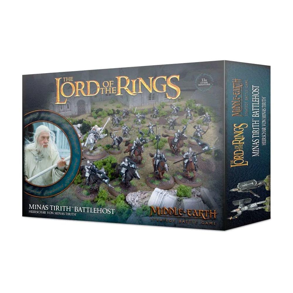 Games Workshop Minas Tirith Battlehost miniatures for epic tabletop battles.