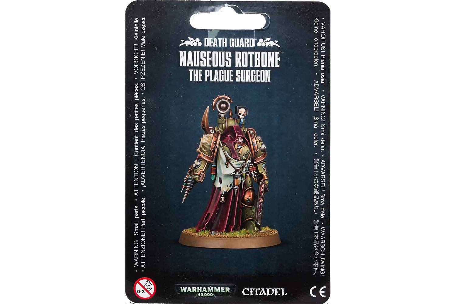 Games Workshop Nauseous Rotbone front view, ideal for tabletop display and roleplay scenes.
