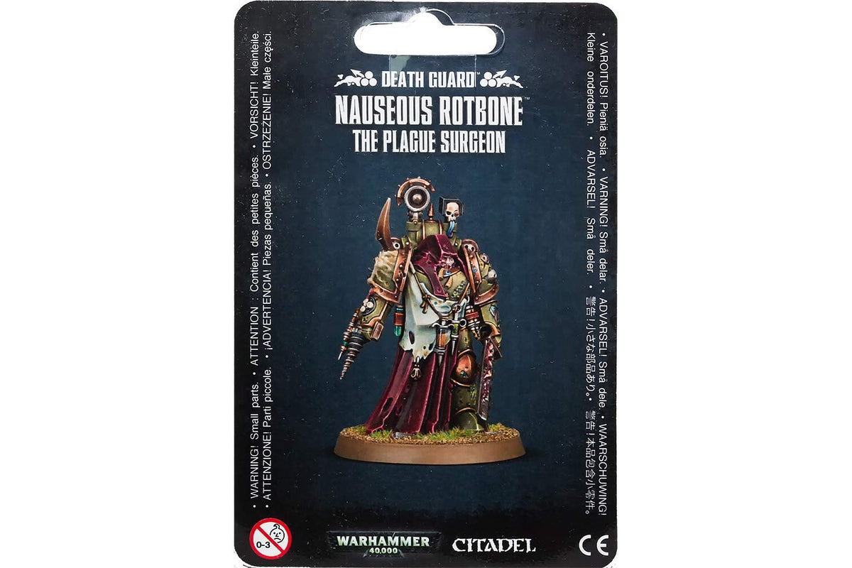 Games Workshop Nauseous Rotbone front view, ideal for tabletop display and roleplay scenes.