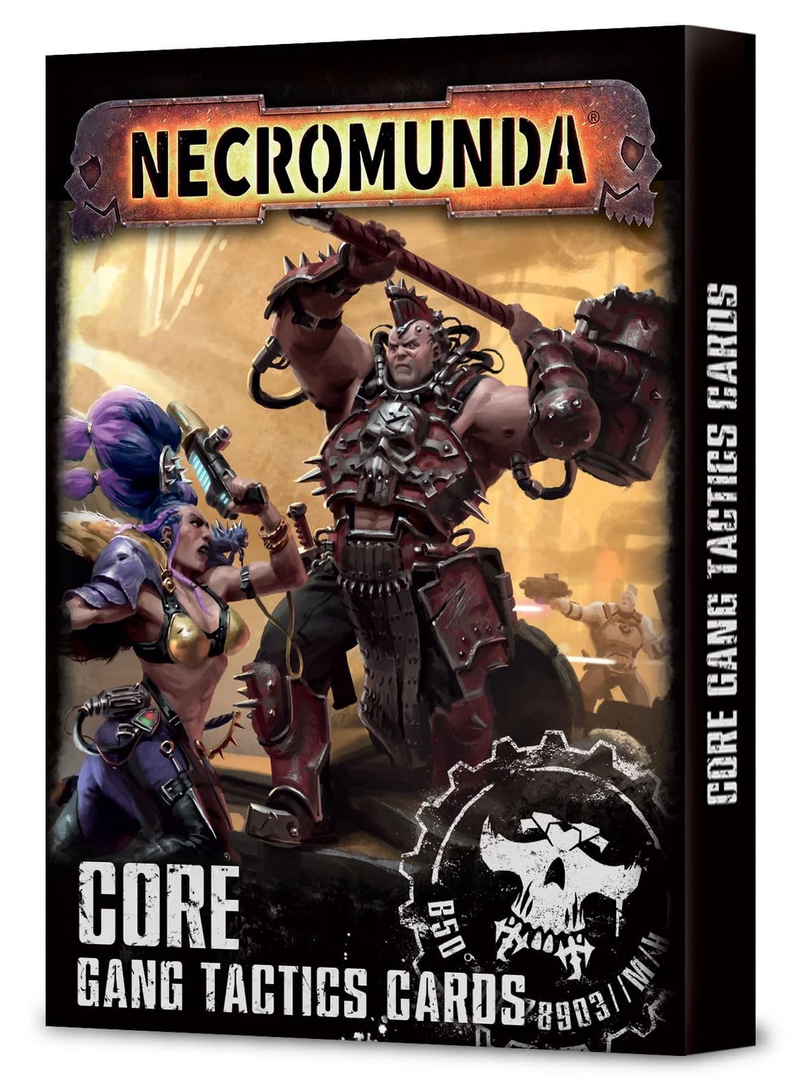 Games Workshop Necromunda core gang tactics cards enable quick strategic play and universal use.
