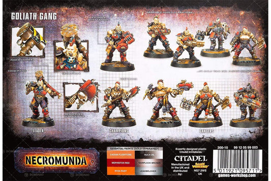 Games Workshop Necromunda Goliath gang heads mohawks for expressive options