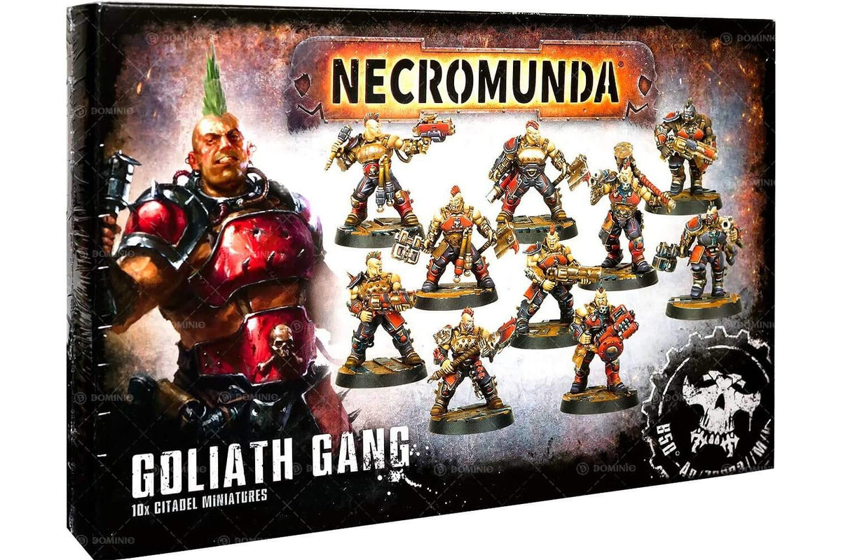 Games Workshop Necromunda Goliath gang assembly parts for versatile customization