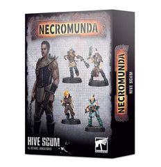 Games Workshop Necromunda Hive Scum miniature, ready for painting and tabletop skirmish games.