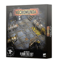 Games Workshop Necromunda Zone Mortalis floor tile set close-up showing modular corridors for tabletop battles