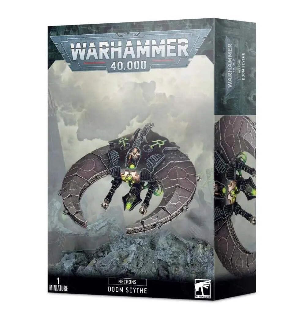 Games Workshop Necrons Doom Scythe Night Scythe miniature for tabletop battles and display