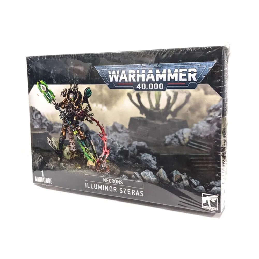 Games Workshop Necrons Illuminor Szeras miniature in dramatic pose for tabletop battles