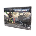 Games Workshop Necrons Illuminor Szeras miniature in dramatic pose for tabletop battles