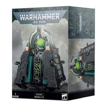 Games Workshop Necrons Monolith model, ready for assembly and painting, ideal centerpiece for Warhammer 40,000 battles.