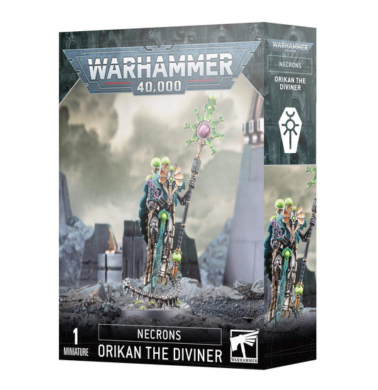 Games Workshop Orikan The Diviner miniature for assembly and painting hobby use.