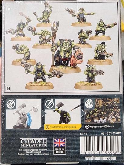 Games Workshop Ork Runtherd plastic assembly image showcasing multipart kit for dynamic posing.