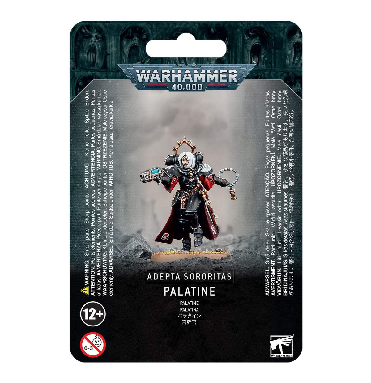 Games Workshop Palatine miniature from Warhammer 40k, ideal for expanding the Adepta Sororitas battle line.
