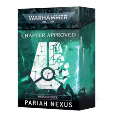 Games Workshop Pariah Nexus mission deck on a tabletop, ideal for streamlined play sessions.