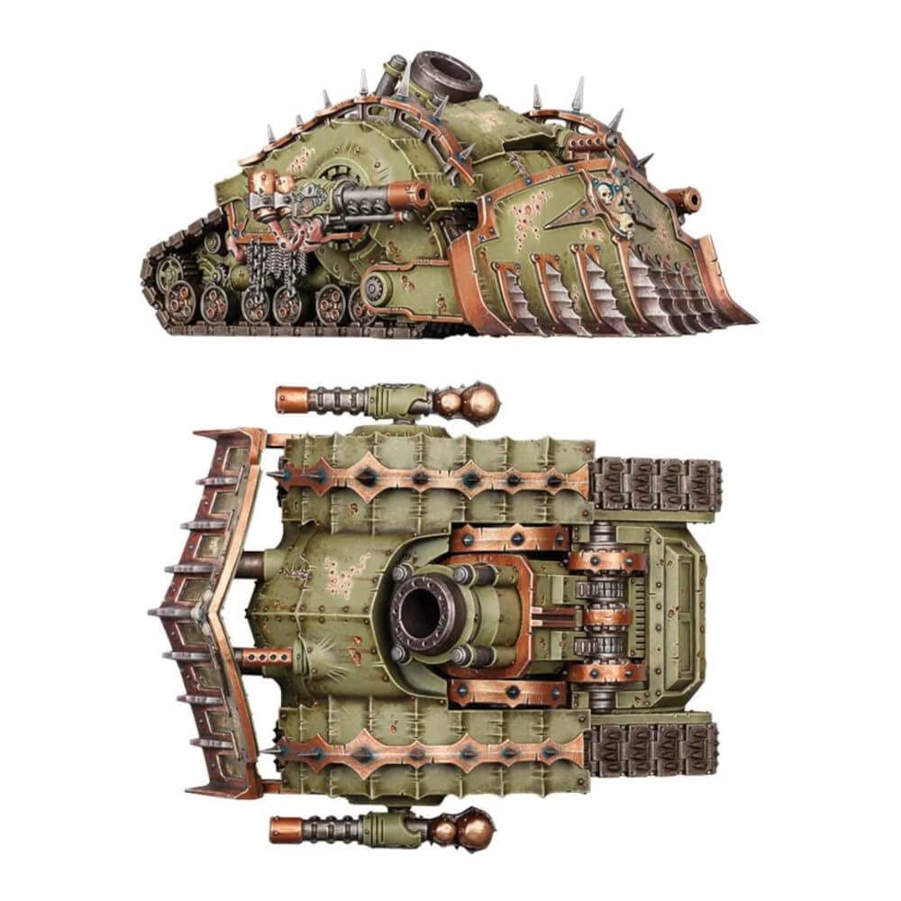 Games Workshop Plagueburst Crawler mortar close-up emphasizes long-range impact