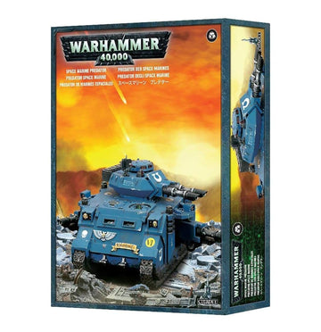 Games Workshop Predator tank autocannon option image versatile infantry and light vehicle defense.