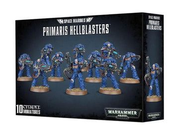 Games Workshop Primaris Hellblasters bases and transfer sheet enhance painting and army organization.