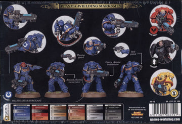 Games Workshop Primaris Hellblasters plasma incinerators offer versatile loadouts for dynamic battles.